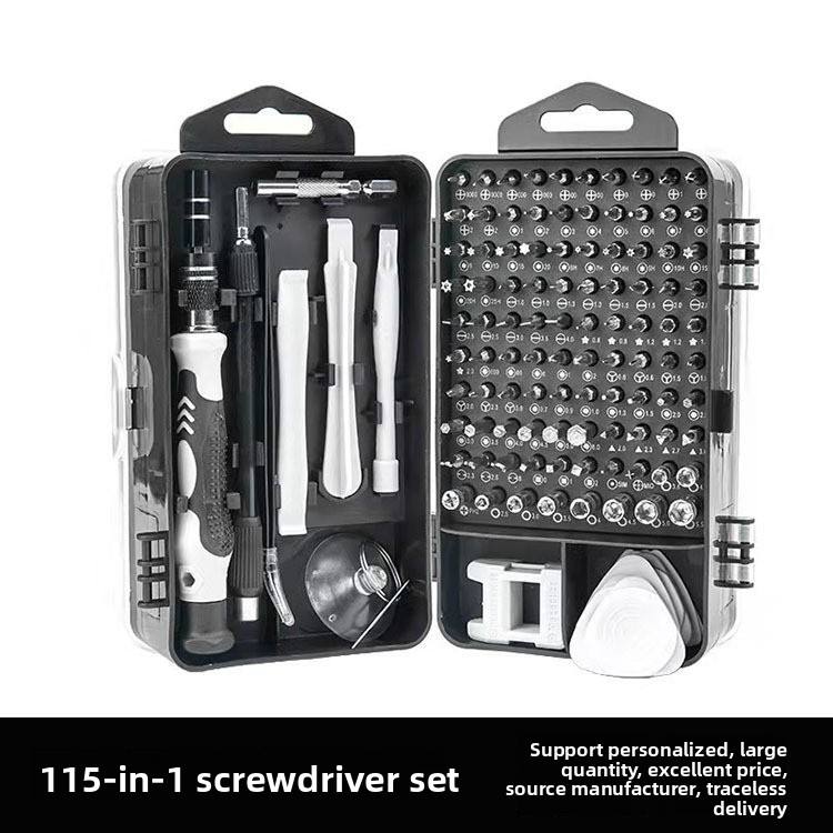 115-piece screwdriver set