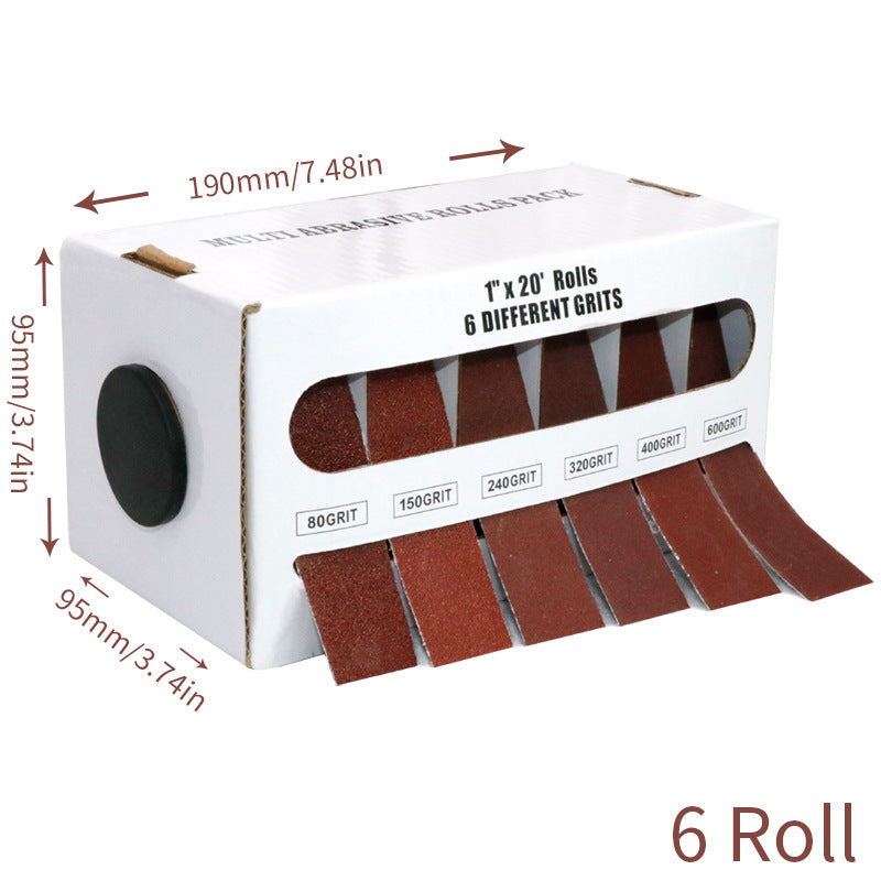 Removable 25mm Sandpaper Roll
