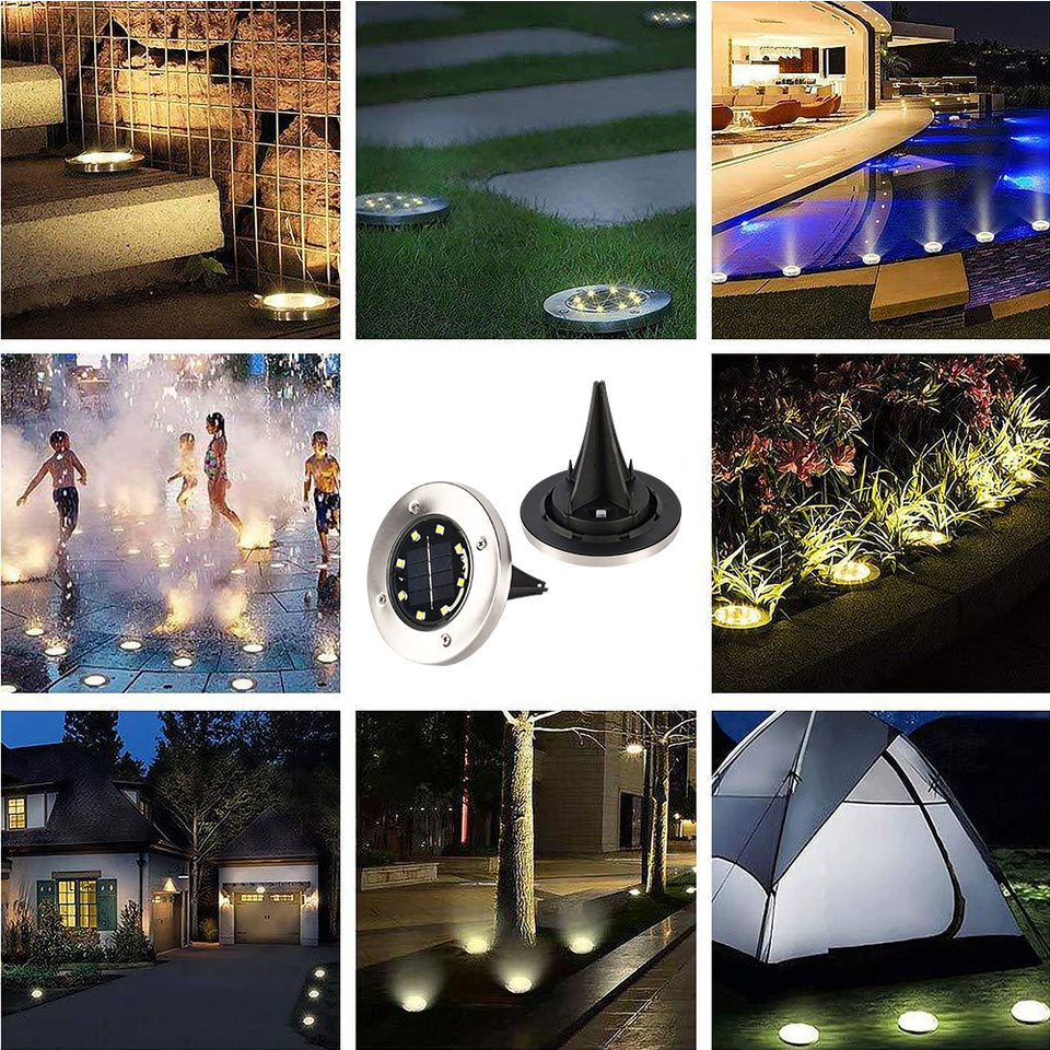 Solar-powered underground lamp