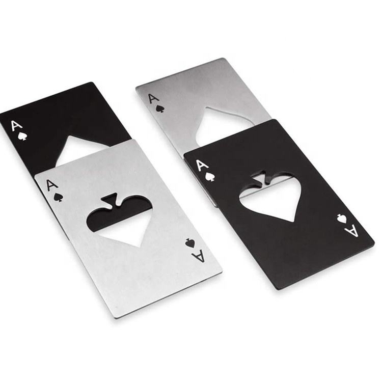 Creative Poker-shaped Stainless Steel Wine Opener