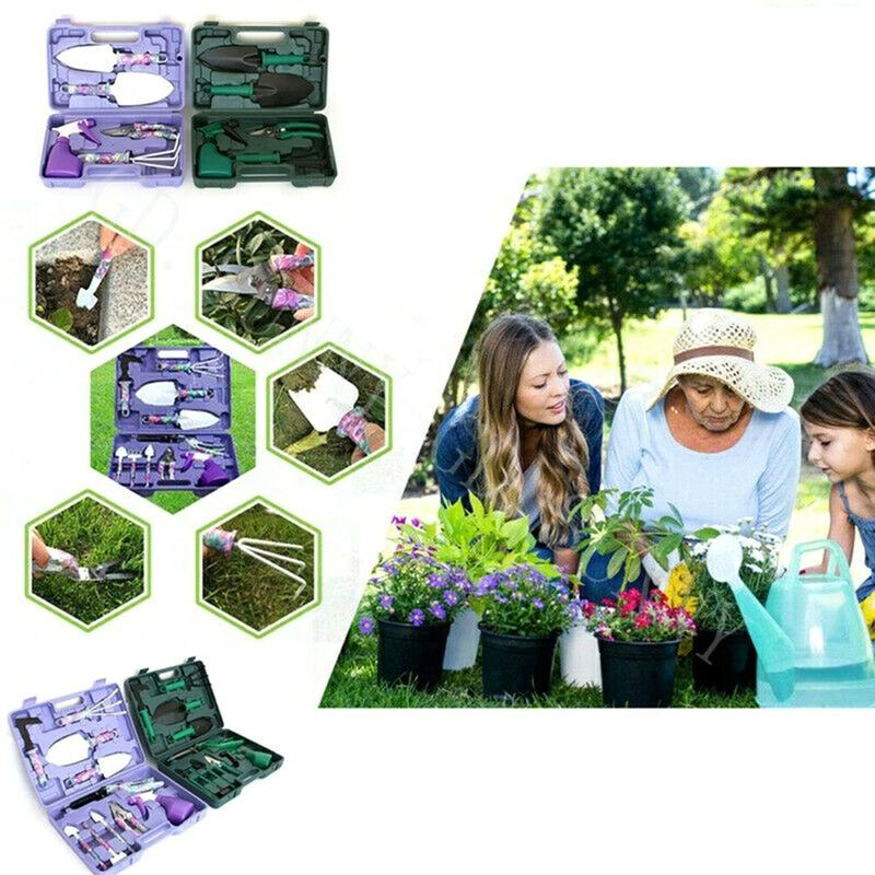 10 Pcs Multifunction Stainless Steel Gardening Tools and Equipment Set