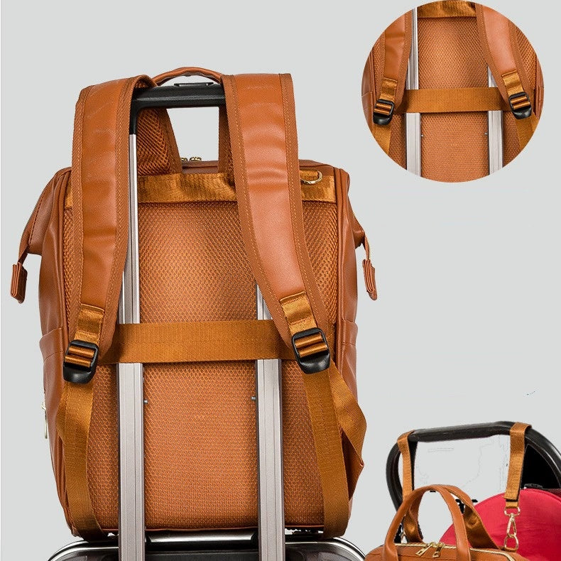 Bolsas de pañales de cuero sintético