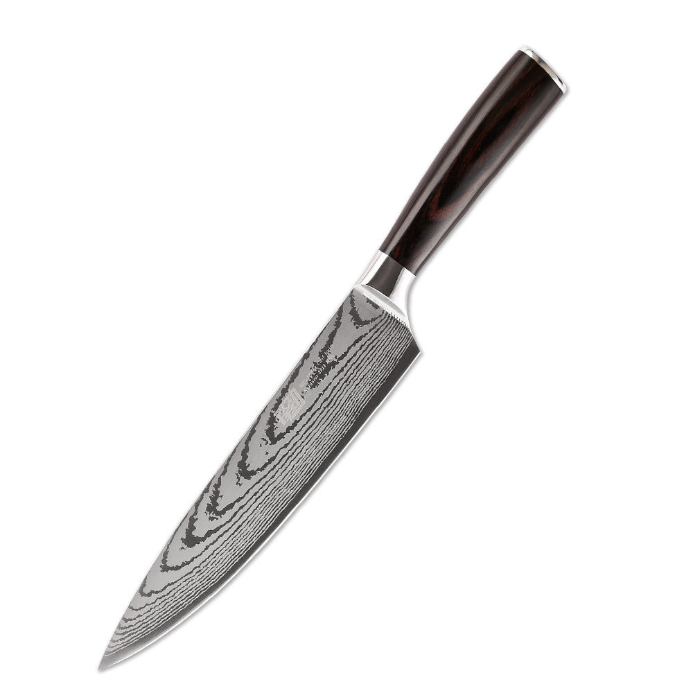 8 Inches Damascus Kitchen Knife with Gift Box Packing