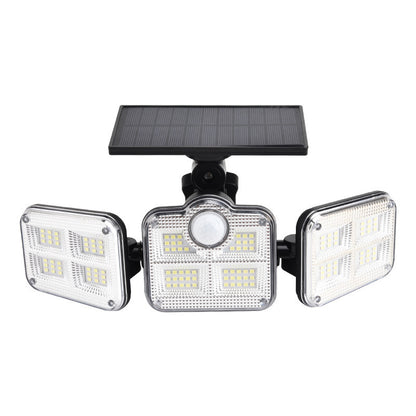 Three-Head Sensor Wall Lamp Split Outdoor Courtyard Lamp