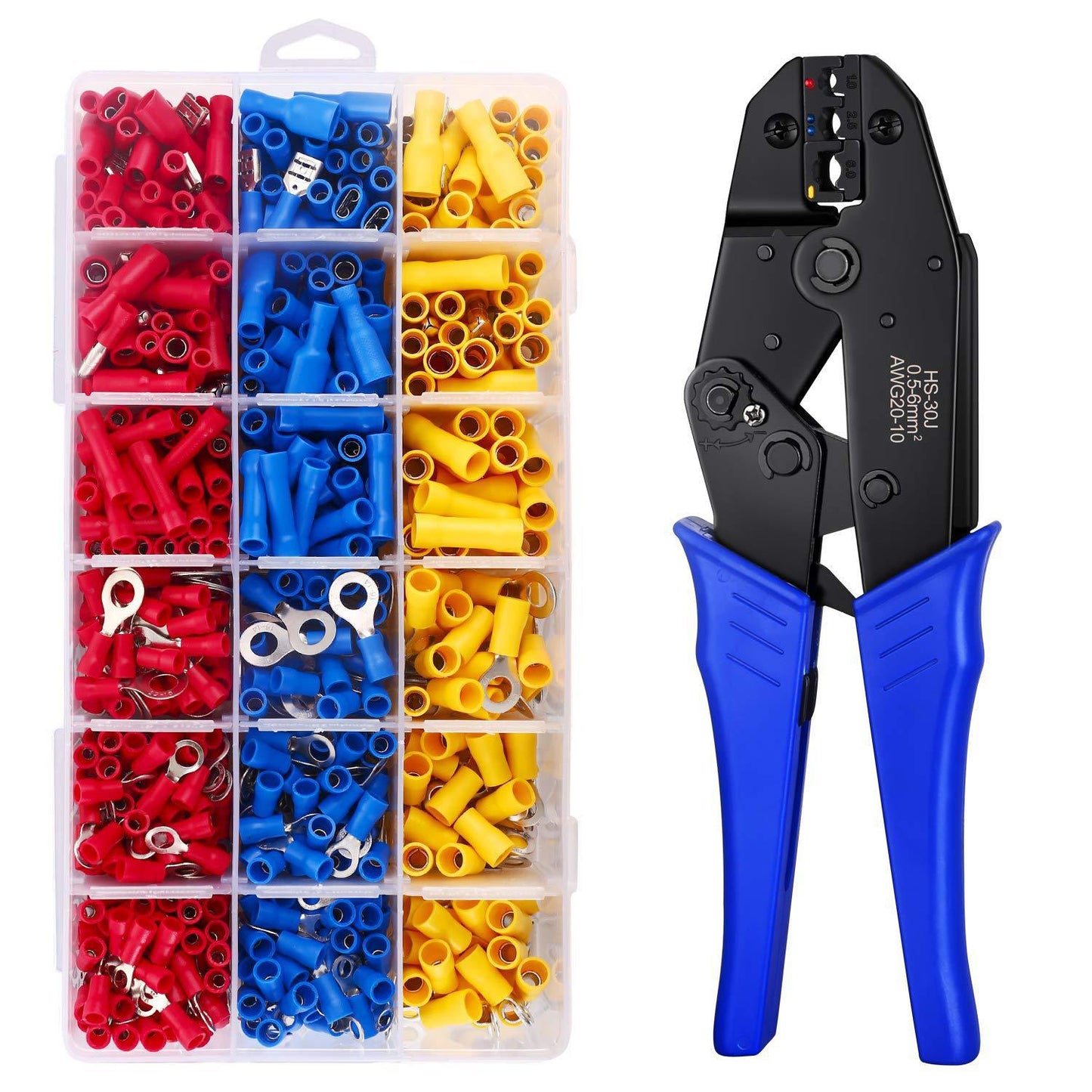 700PCS Insulated Steel Wire Terminals Connectors Kit