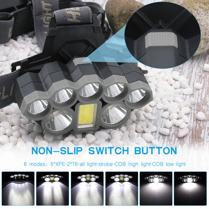 Outdoor Headlight with 8 Lamps