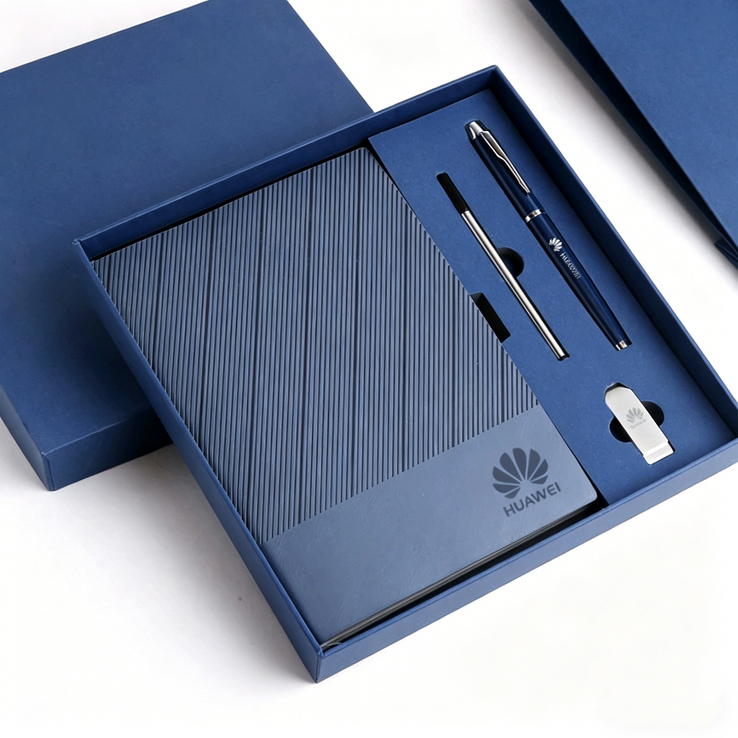 Customized Logo Notebook Gift Box Set ( Pen + Notebook + USB )