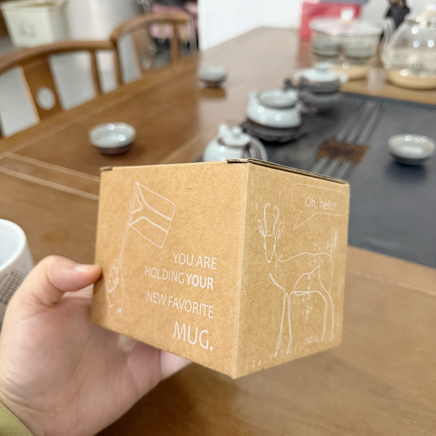Tazas de cerámica con logotipo personalizado