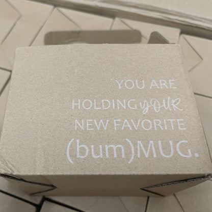 Ceramic mugs with customized logo--Bum design