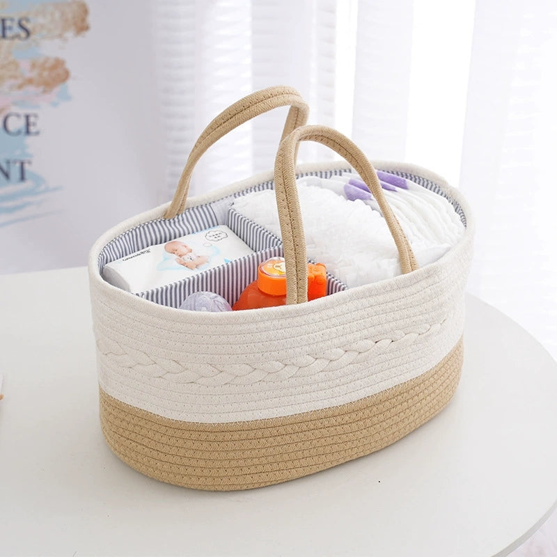 Baby-Aufbewahrungskorb für Fläschchen, Windeln sowie Mutterschafts- und Babyartikel