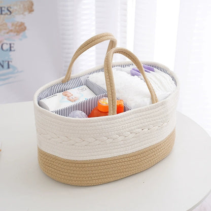 Baby-Aufbewahrungskorb für Fläschchen, Windeln sowie Mutterschafts- und Babyartikel