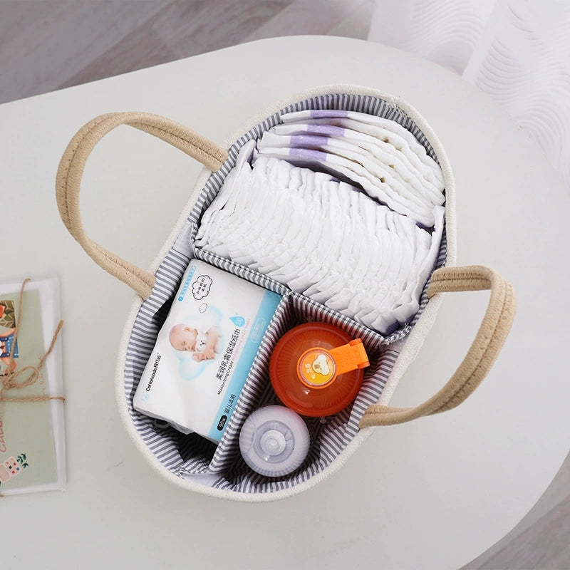 Baby-Aufbewahrungskorb für Fläschchen, Windeln sowie Mutterschafts- und Babyartikel