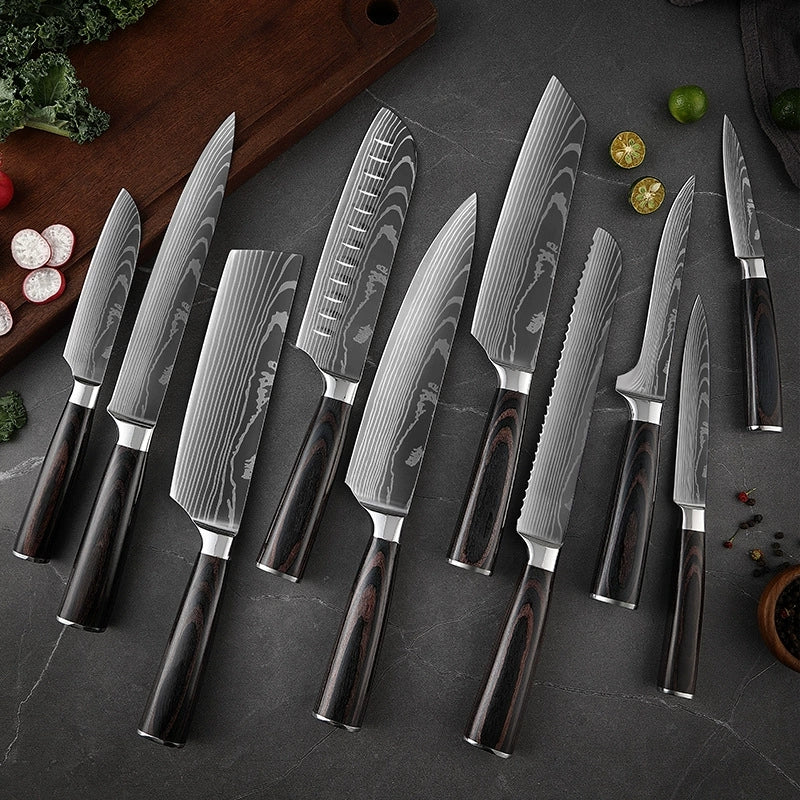 Kitchen knives 10 pcs sets