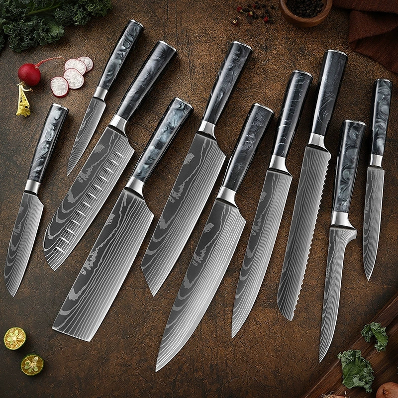 Kitchen knives 10 pcs sets