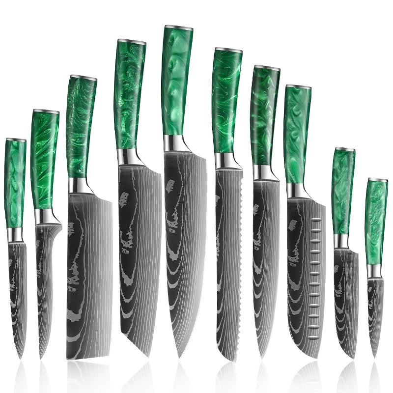 Kitchen knives 10 pcs sets