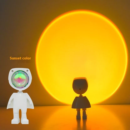 Robot-shaped Sunset Lamp