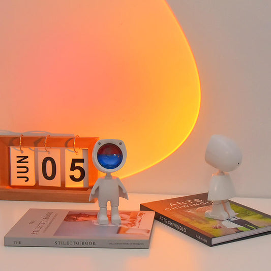Robot-shaped Sunset Lamp