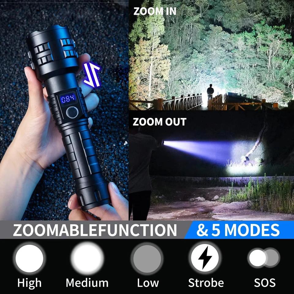 Q013 Outdoor Highlight Flashlight with 18650