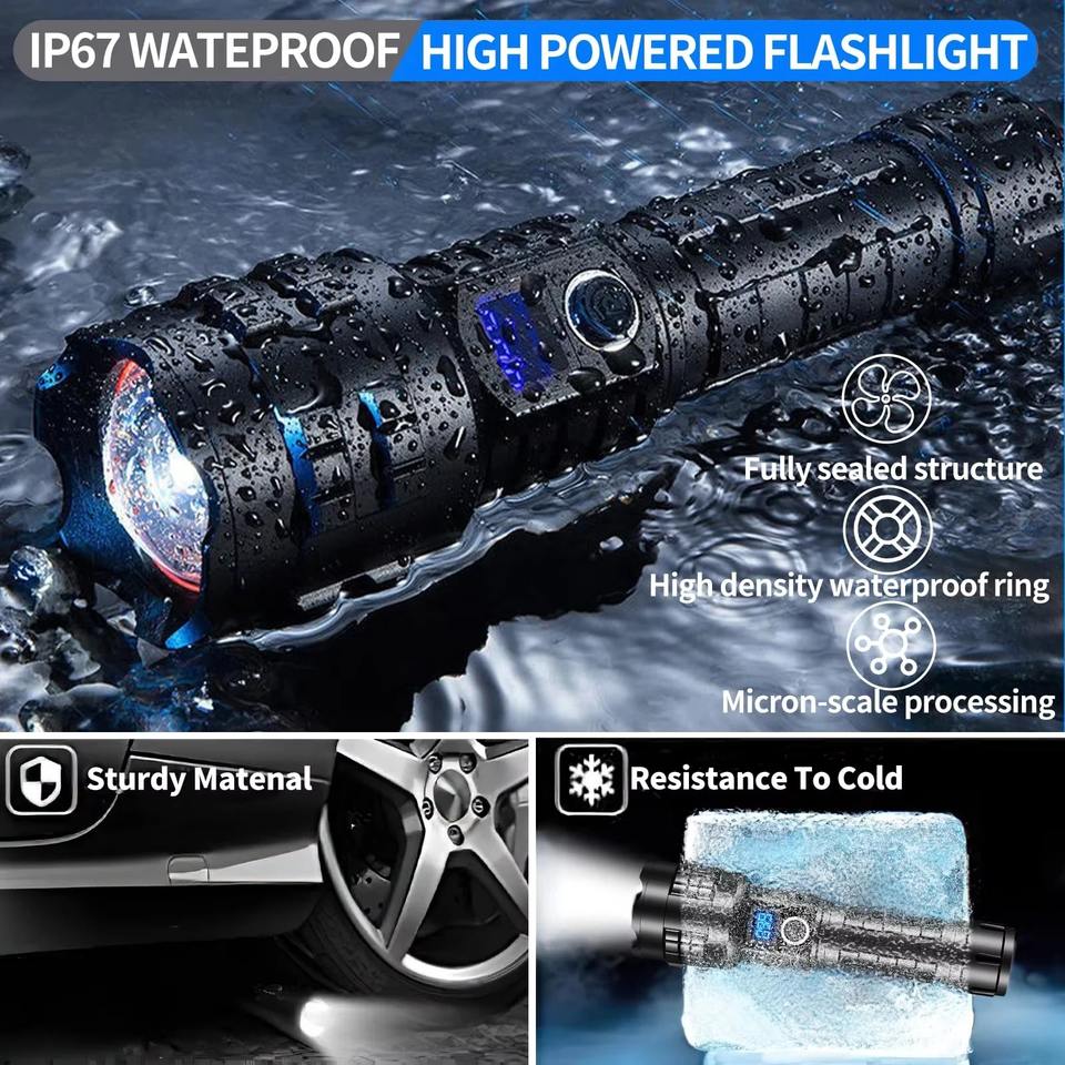 Q013 Outdoor Highlight Flashlight with 18650