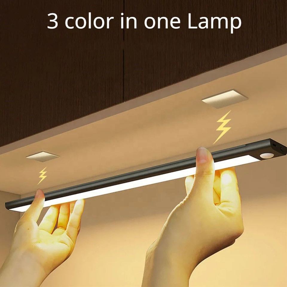 Cabinet sensor lighting