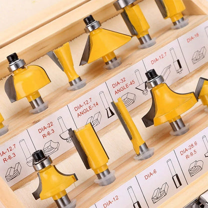 12-piece Milling Cutter Set