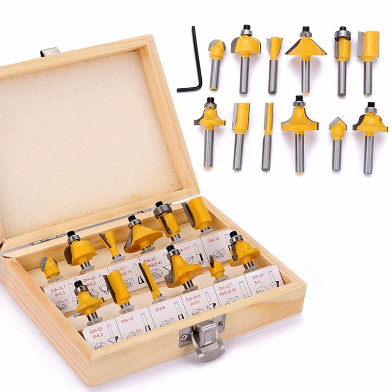 12-piece Milling Cutter Set