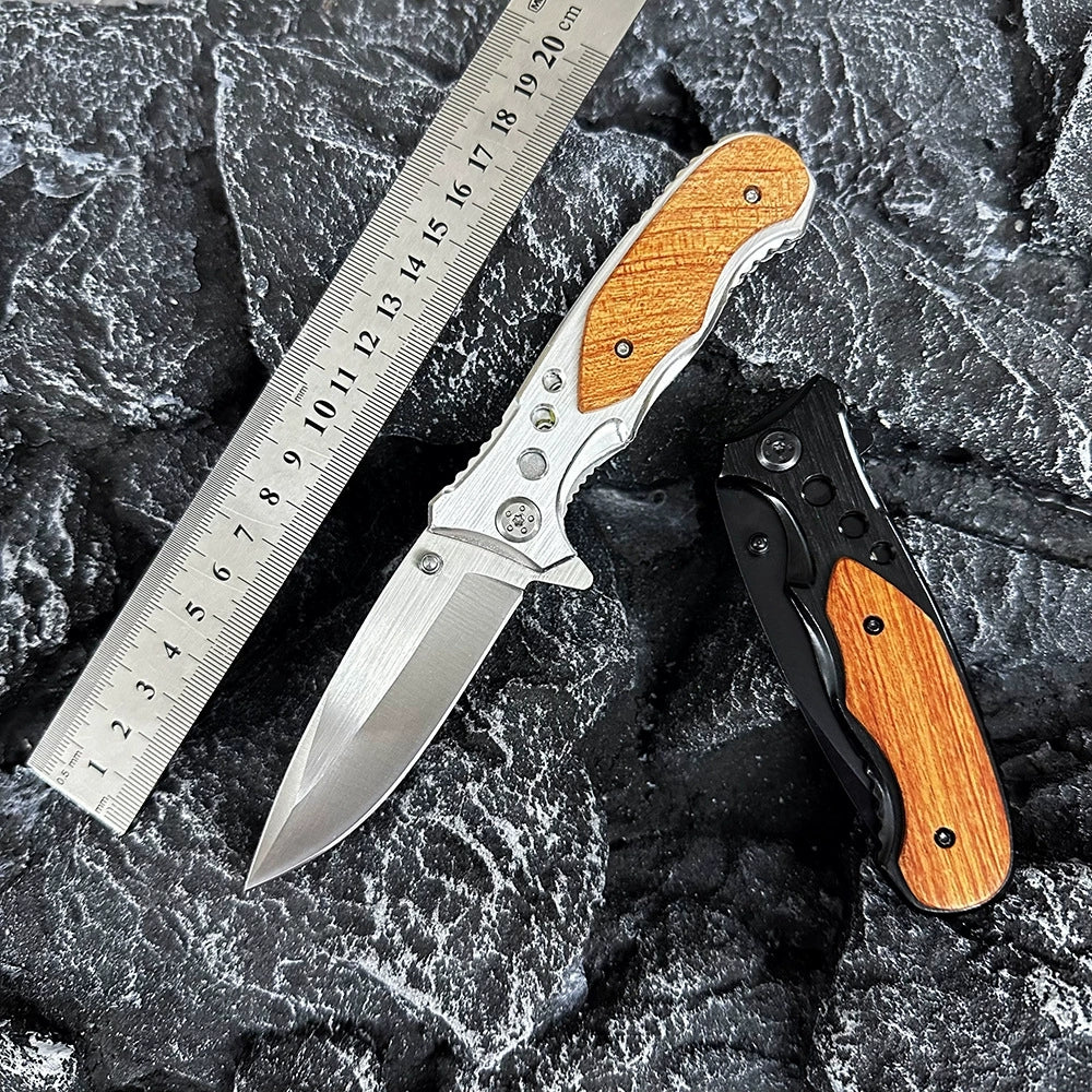 Outdoor Pearwood Folding Knife