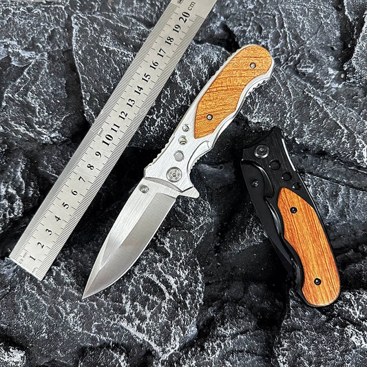 Outdoor Pearwood Folding Knife