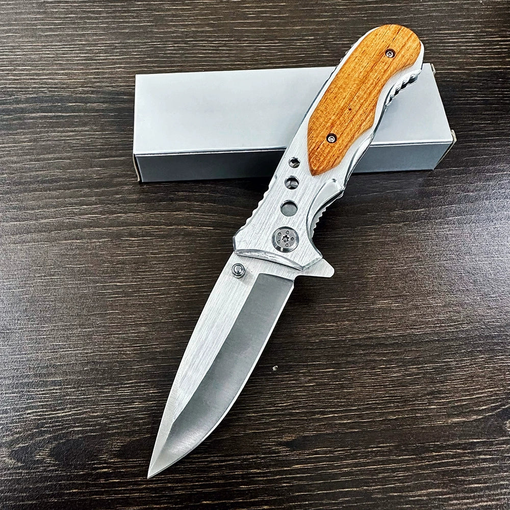 Outdoor Pearwood Folding Knife