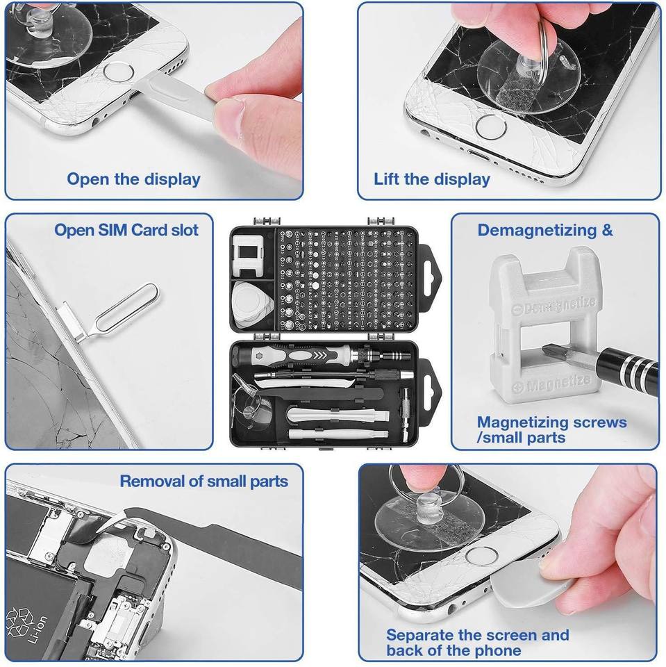 115-piece screwdriver set