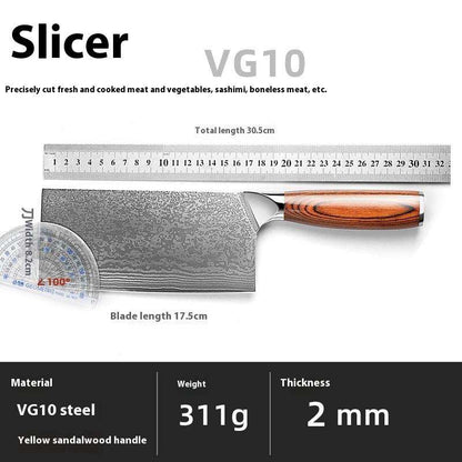 VG10 Damascus Steel Kitchen Slicer
