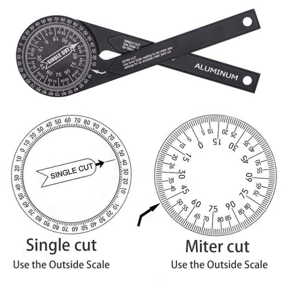 360-degree aluminum alloy angle gauge