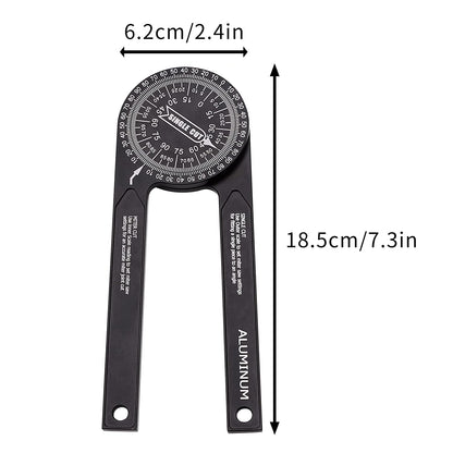 360-degree aluminum alloy angle gauge