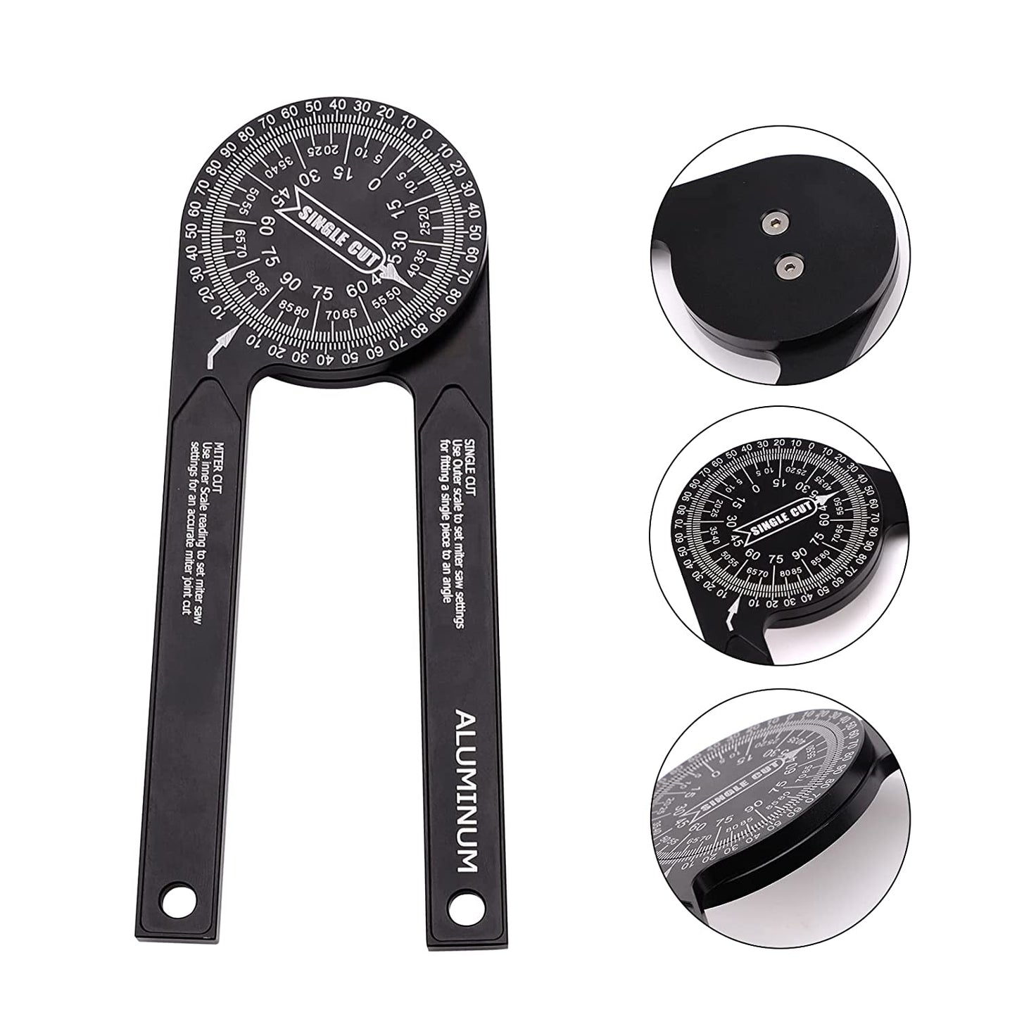 360-degree aluminum alloy angle gauge