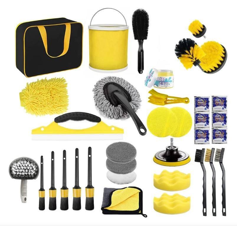 20-piece Electric Drill Brush Set for Washing Cars