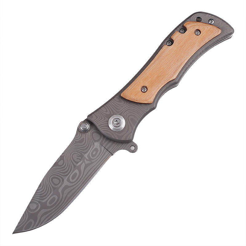 Outdoor Laser-Engraved Folding Knife