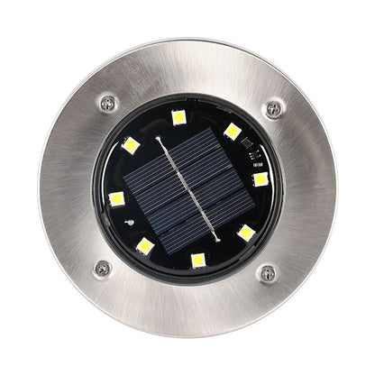 Solar-powered underground lamp