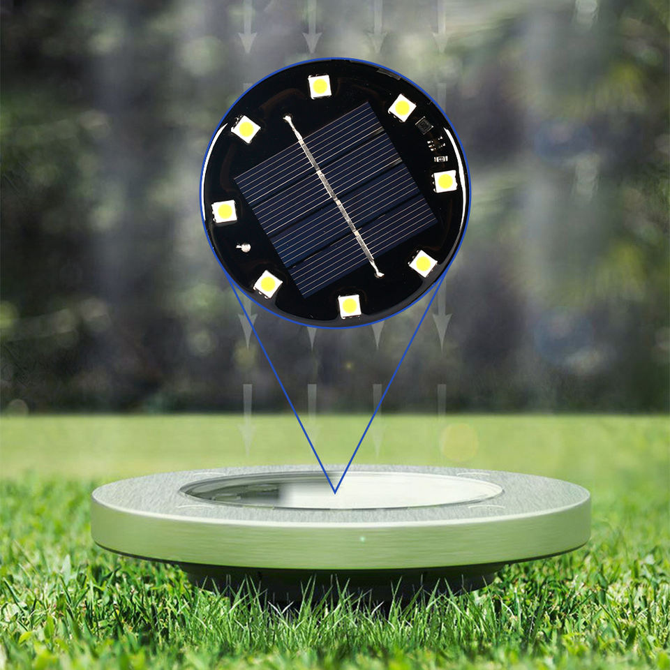 Solar-powered underground lamp