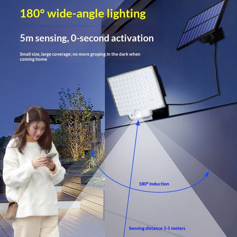 106LED Solar-Powered Outdoor Garden Lights