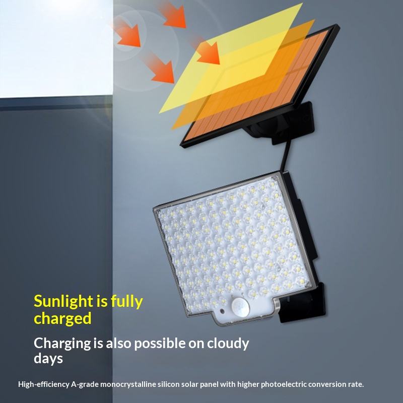 106LED Solar-Powered Outdoor Garden Lights