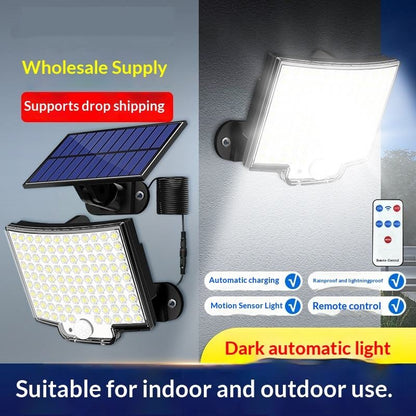 106LED Solar-Powered Outdoor Garden Lights
