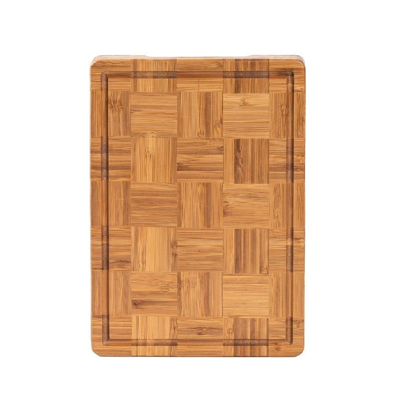 Household Chessboard-Patterned Bamboo Cutting Board