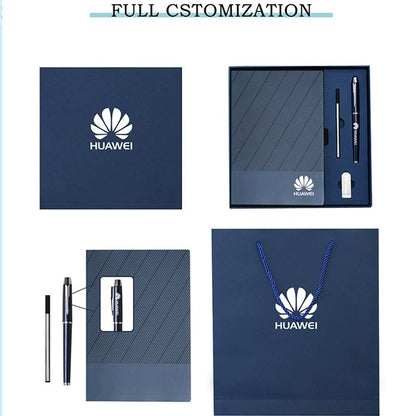Customized Logo Notebook Gift Box Set ( Pen + Notebook )