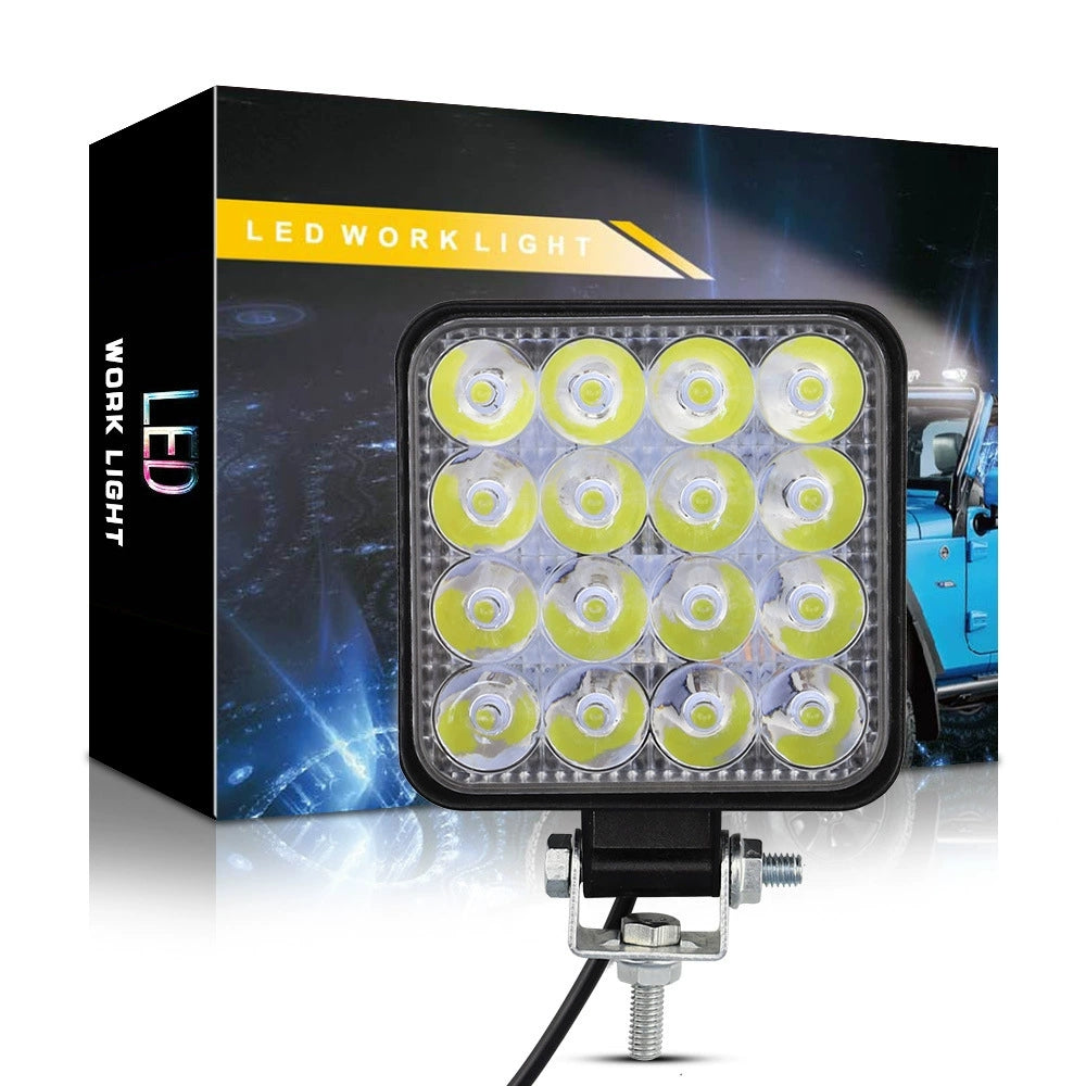 Square 16-lamp 48W Driving Aid Lights