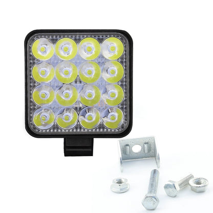 Square 16-lamp 48W Driving Aid Lights