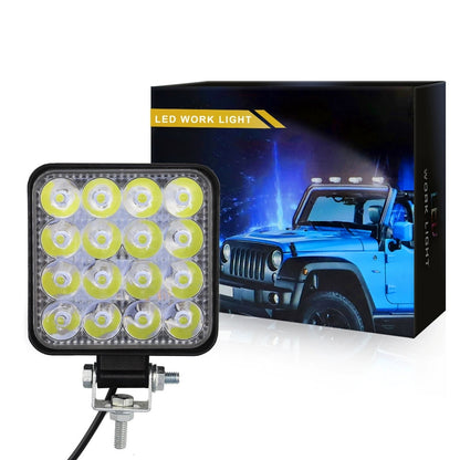 Square 16-lamp 48W Driving Aid Lights