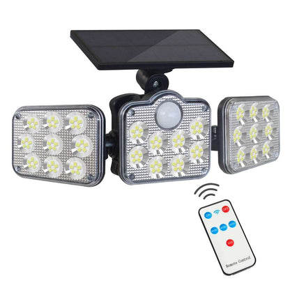 Three-Head Sensor Wall Lamp Split Outdoor Courtyard Lamp