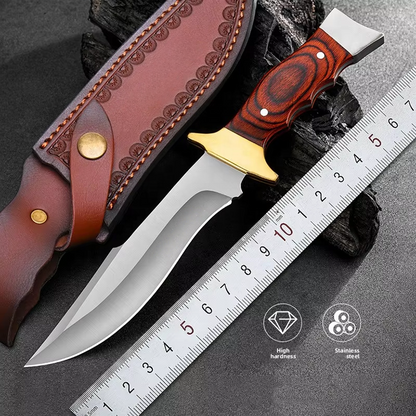 Outdoor Straight Knife for Wilderness Survival
