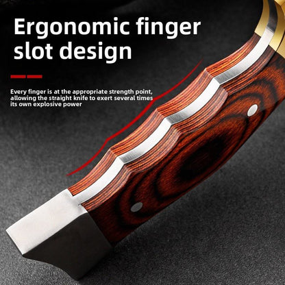 Outdoor Straight Knife for Wilderness Survival