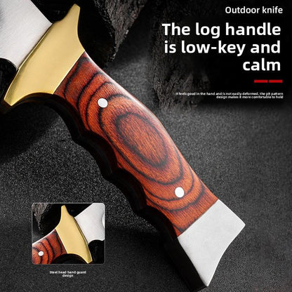 Outdoor Straight Knife for Wilderness Survival